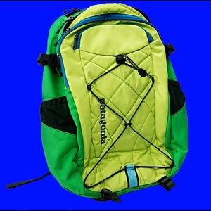 PATAGONIA LIME GREEN HEAVY DUTY BACKPACK